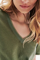 Jin t-shirt khaki green woman