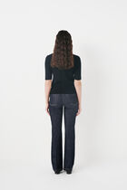 mnadege 100% wool sweater black woman