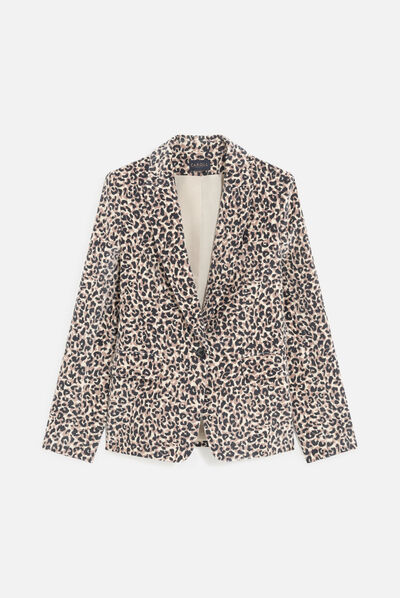 Giacca aurori marrone donna