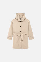 gabardine trench sand woman