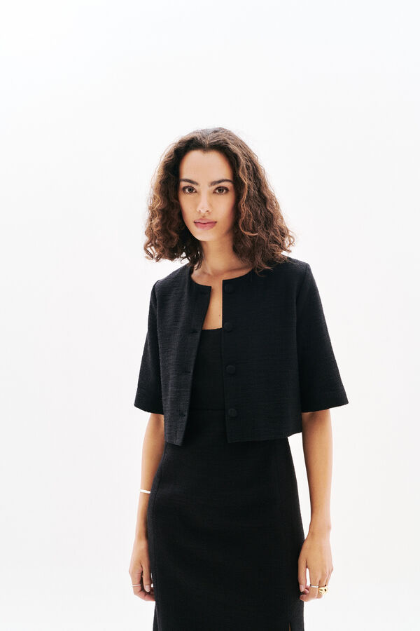 Chemisier Cmilly noir femme