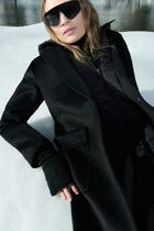 Jules coat black woman