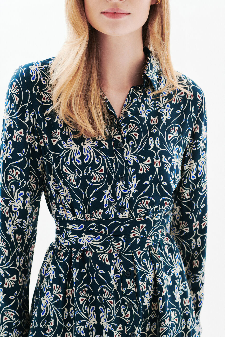 marineblauw vrouw