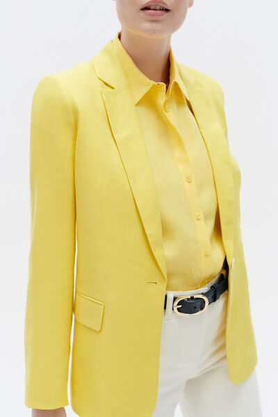 Giacca vcelesta giallo donna