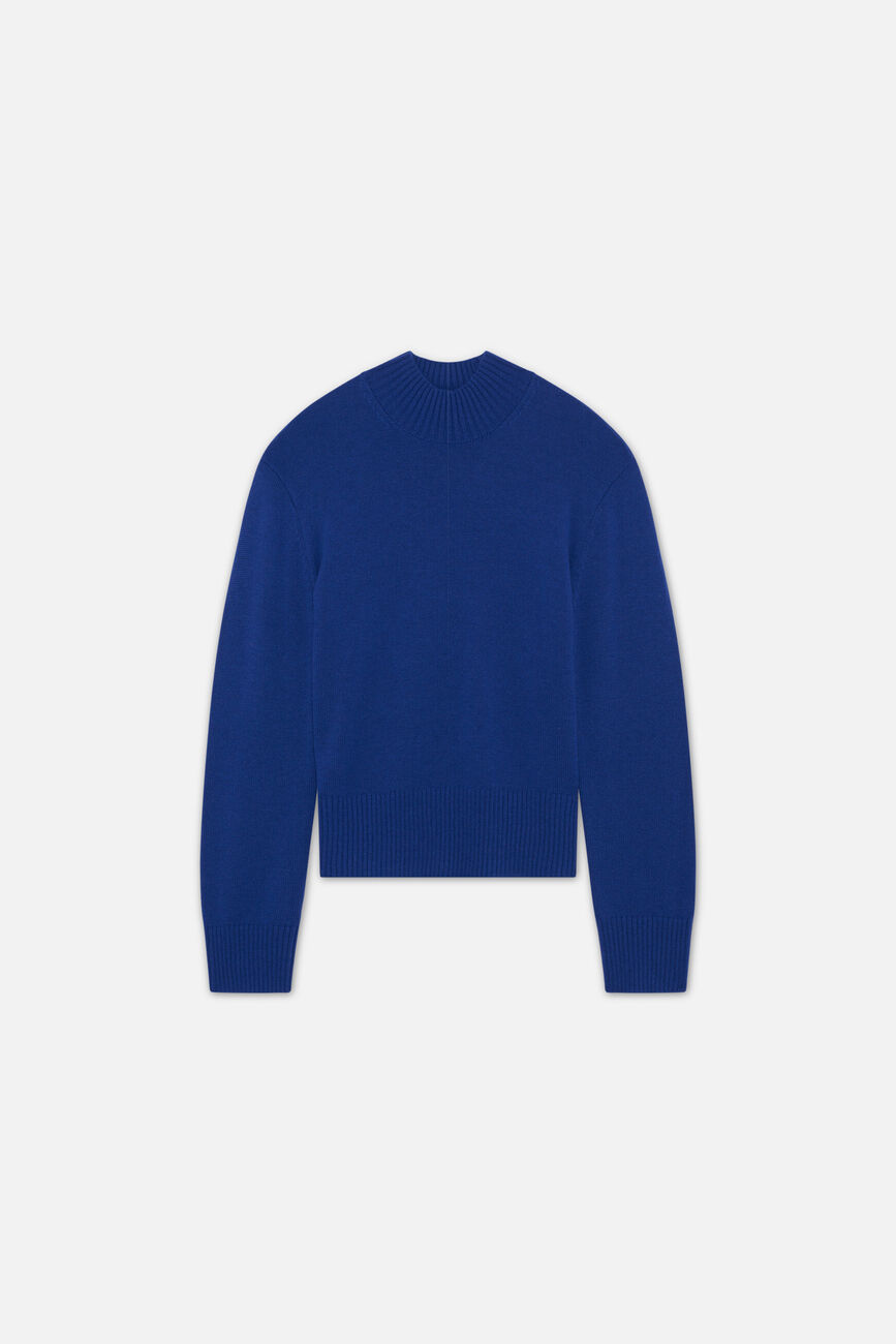 Pull Mcamelia bleu electrique femme