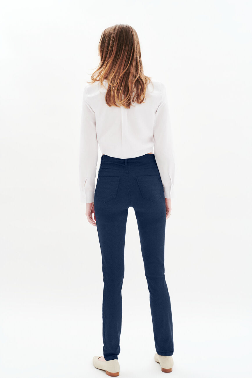 pantaloni joss b blu navy donna