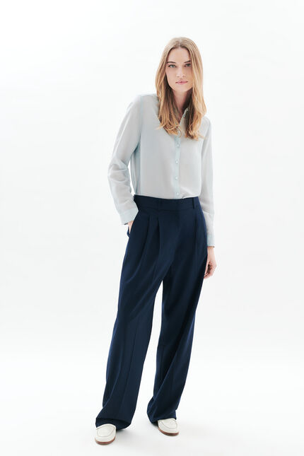 Hose Pliage marineblau damen