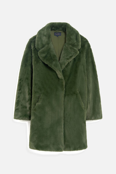 Manteau glovis vert clair femme