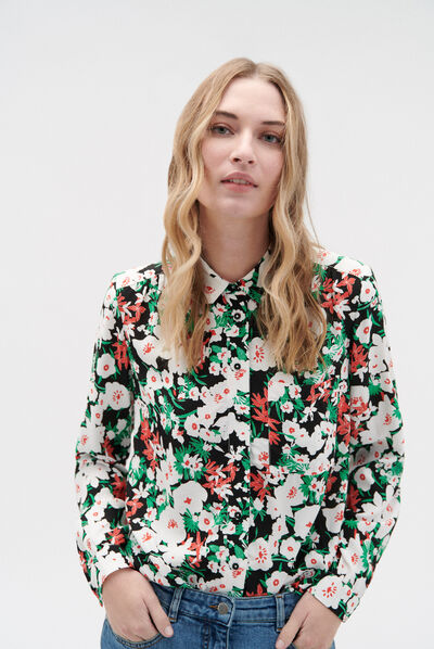 Camicia Moana nero donna