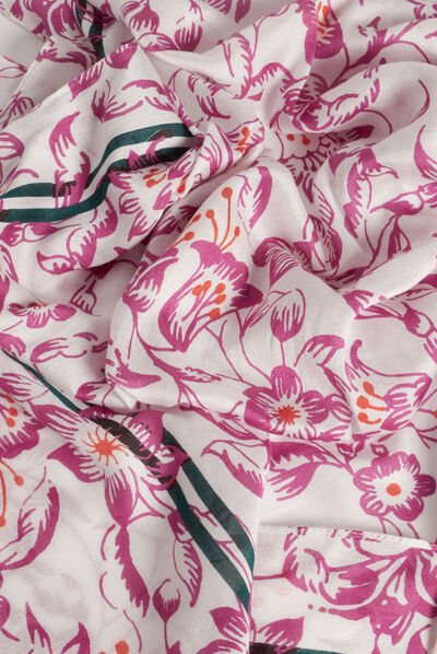 Foulard lilia violet clair femme
