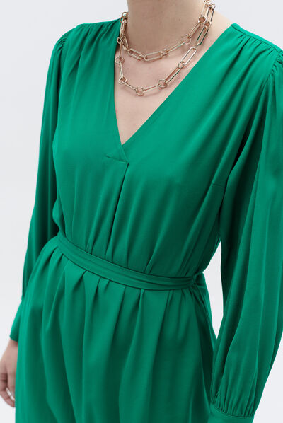 robe alice vert emeraude femme