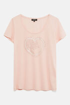 Janice Toutes à l'École t-shirt fuchsia pink woman