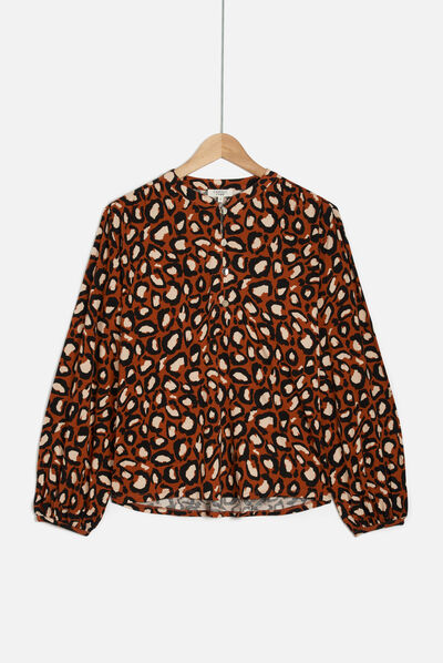 t-shirt blouse carla ecru femme