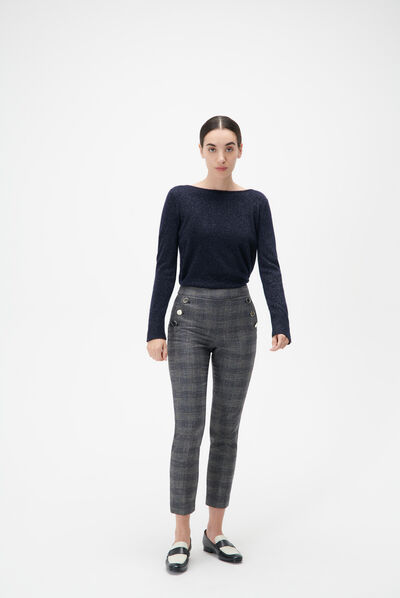 Pantalón Octaviano negro mujer