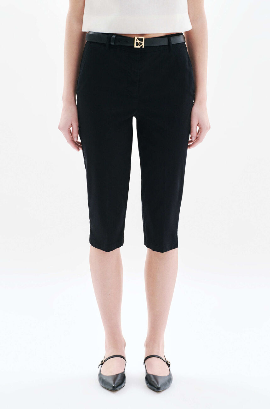 Pantalon Pcorsaire noir femme