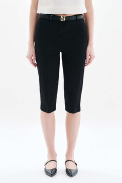 Pantaloni Pcorsaire nero donna