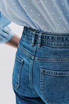 Positani trousers baby blue denim woman