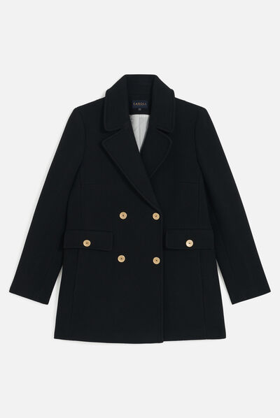Manteau gipsy noir femme