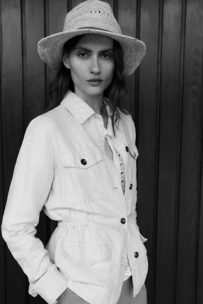 veste grace beige femme