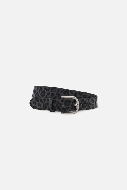 Ceinture leone gris femme