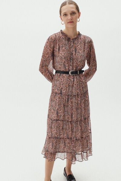 robe galaxie rose clair femme