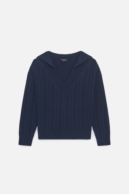Maglione Mnathan blu navy donna