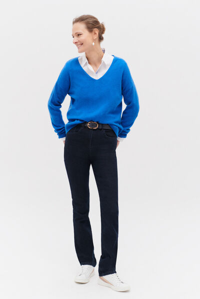 pantalon rayan denim double stone femme