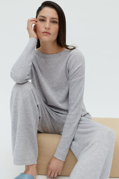 pull gabriela gris clair femme