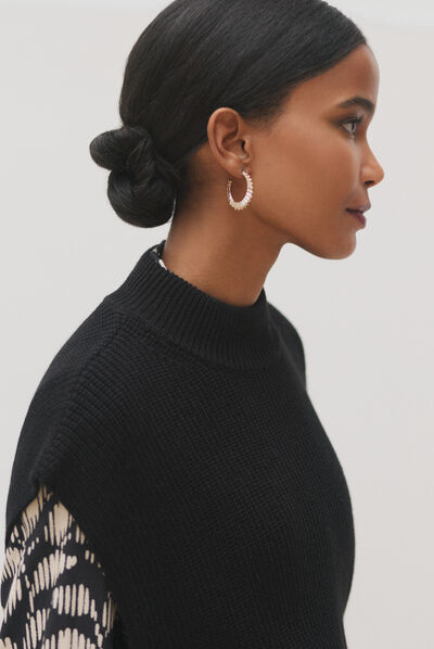 pull augustin noir femme