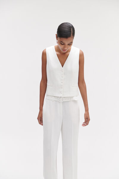 veste douglas ivoire femme