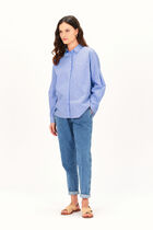 Claudine shirt navy blue woman
