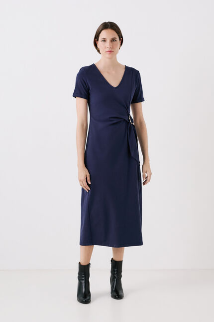 raika jurk marineblauw vrouw