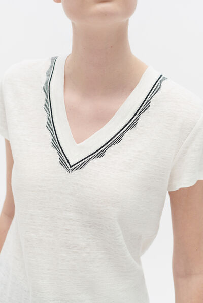 T-shirt toleda ivoire femme