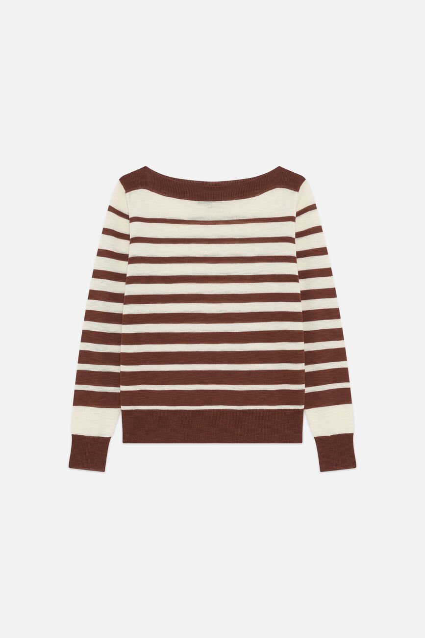 Mwallis Trui bruin vrouw