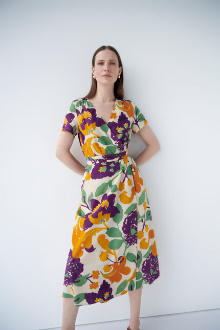 Robe rybie rose framboise femme