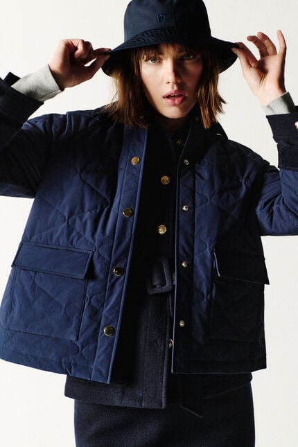 Parka Gombo blu navy donna