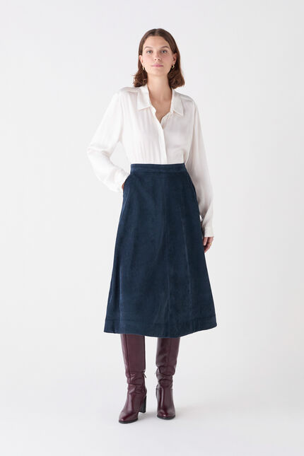 Jupe Jupina bleu marine femme