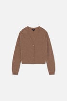 Mtheodore cardigan light brown woman