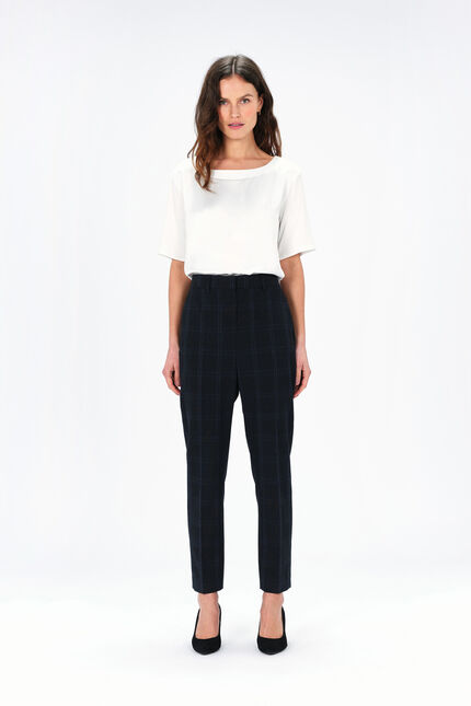 Pantalon psidiko11 gris fonce femme
