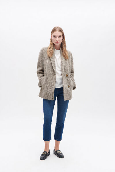 Jas Gabon cognac bruin vrouw
