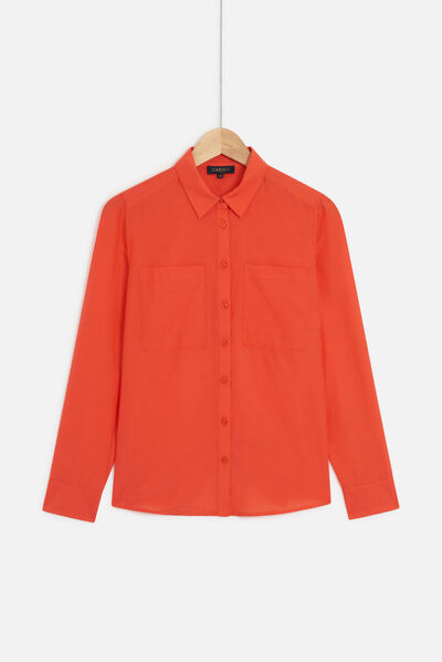 Camisa Eden rojo mujer