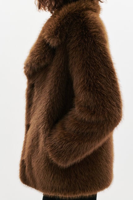 Manteau Grizly marron chocolat femme