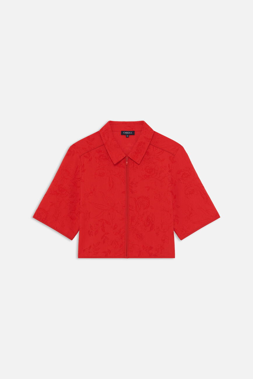 Chemise Cleonor rouge femme