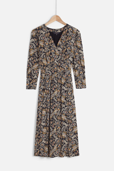 robe isaline noir femme