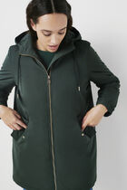 grenouille parka dark green woman