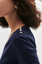 Manon t-shirt navy blue woman