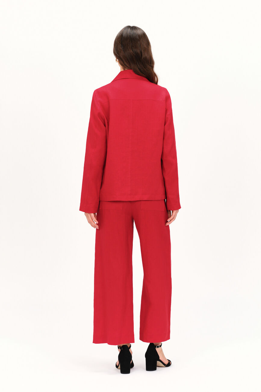 Veste vancouver rouge clair femme