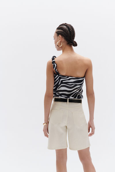 short menphis ecru femme