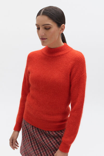 pull masha orange femme