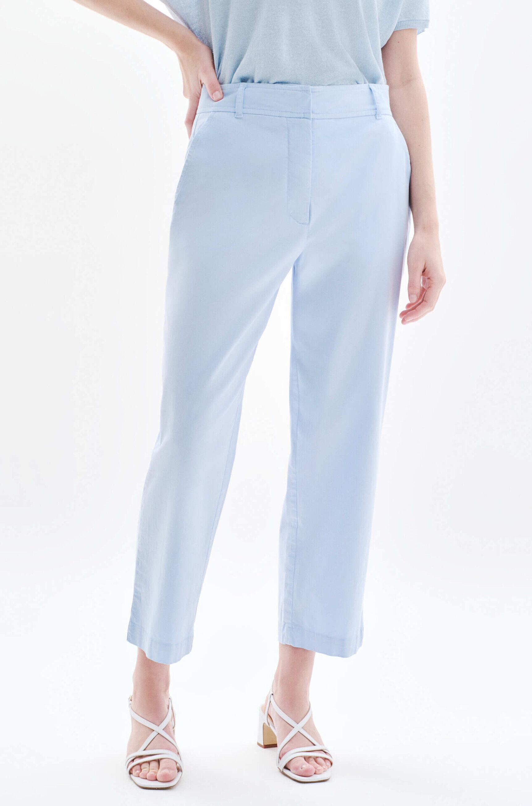 Pantalon Pedalo bleu ciel femme